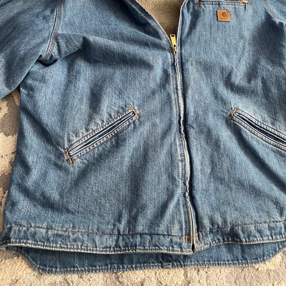 Mens Fleece Lined vintage Carhartt jacket